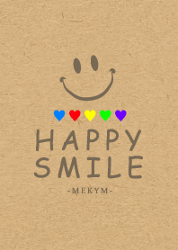 HAPPY SMILE KRAFT 5color 8 -MEKYM-