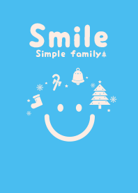Smile & Xmas tree Pastel blue