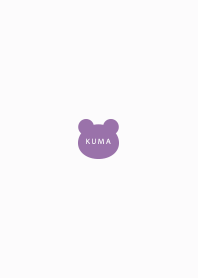 Simple bear purple24_2