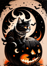 halloween cat f494D3