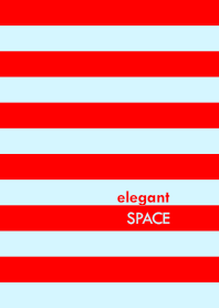 elegant SPACE <RED/SAXE>