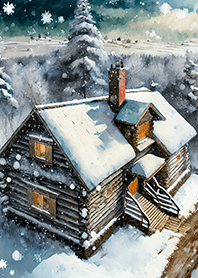 優美な冬の風景の着せかえ(Winter-131)