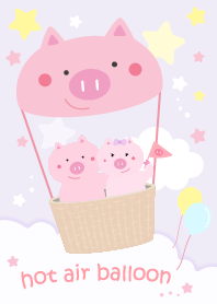 pig hot air balloon