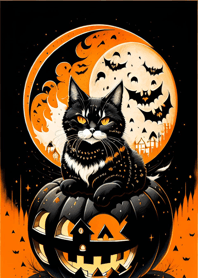 halloween cat BfE797