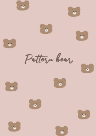 pattern bear (dustypink)