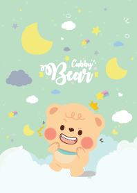 Cubby Bear Love Moon Sky Kawaii