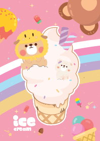 Teddy Bear Sweets Ice Cream