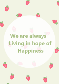 strawberry /natural green