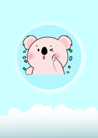 Simple So Lovely Pink  Koala Theme