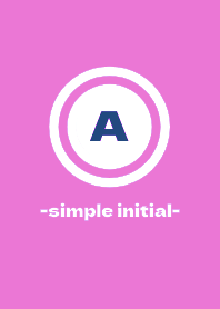 simple initial-A- THEME 100