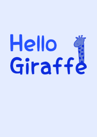 Hello Giraffe blue 13