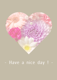 Flowers and hearts. Colorful -20-