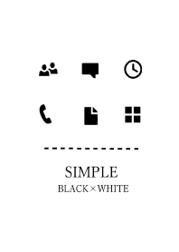 SIMPLE BLACK AND WHITE