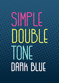 Simple Double Tone (Dark Blue)