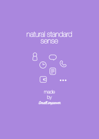 natural standard sense -purple-