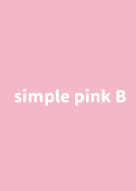 ..Simple pink B..