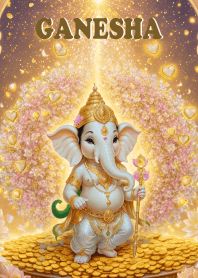 Ganesha, wealth overflowing in the sky