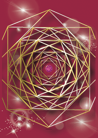 Bordeaux : January garnet & octagon