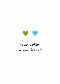 two color mini heart THEME 218