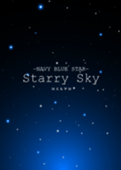 Starry Sky NAVY BLUE LIGHT STAR