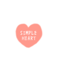 I like simple heart (white)