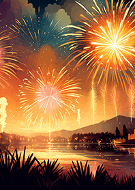Beautiful Fireworks Theme#532