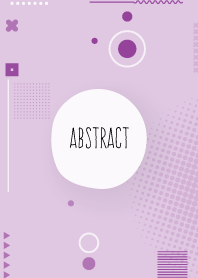 Abstract Geometric Snuff Purple 2