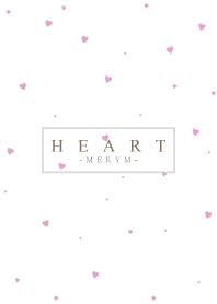HEART-PINK SIMPLE 7
