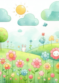 flower field nature meadow_8