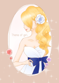 女の子のきせかえ。