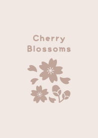 Cherry Blossoms16<Brown>