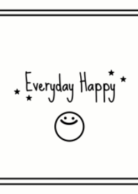 Everyday Happy (white)