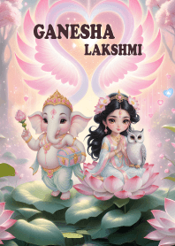 Ganesha,Lakshmi, rich in money, wealthy