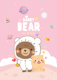 Barry Bear Fat Kawaii Pink