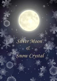 Silver Moon & Snow Crystal