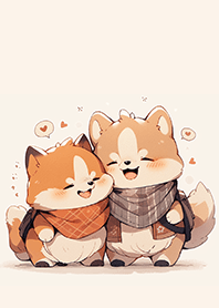 我最愛的狗狗寶貝❤-3 情侶冬天暖暖裝