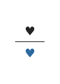 2カラー　ハート　104