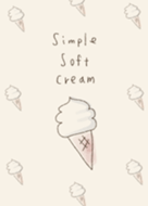 simple Soft cream beige