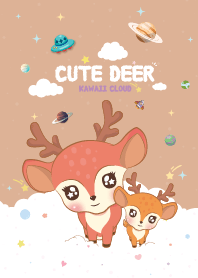 Deer Candy Cotton Brown