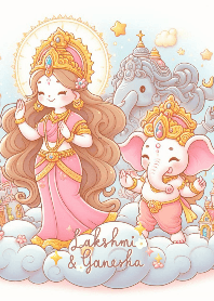 LAKSHMI & GANESHA (RICH & HAPPINESS)