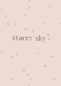 starry sky (pinkgreige)