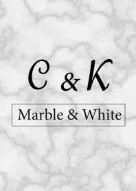 C&K-Marble&White-Initial