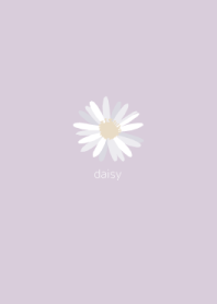 SIMPLE FLOWER - daisy / dusty purple -