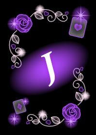 J-Initial-Purple Rose Illumination