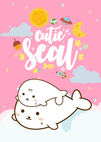 Seal Cutie Galaxy Pink