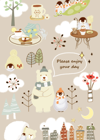 beige Nordic polar bear 05_2