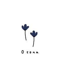 White navy flowers.