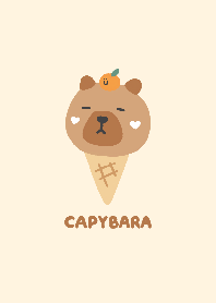 Capybara ice cream