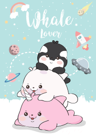 Whale lover.(Blue Ver.)