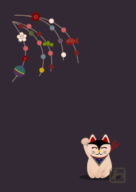 JP04 (lucky cat) + plum purple [os]